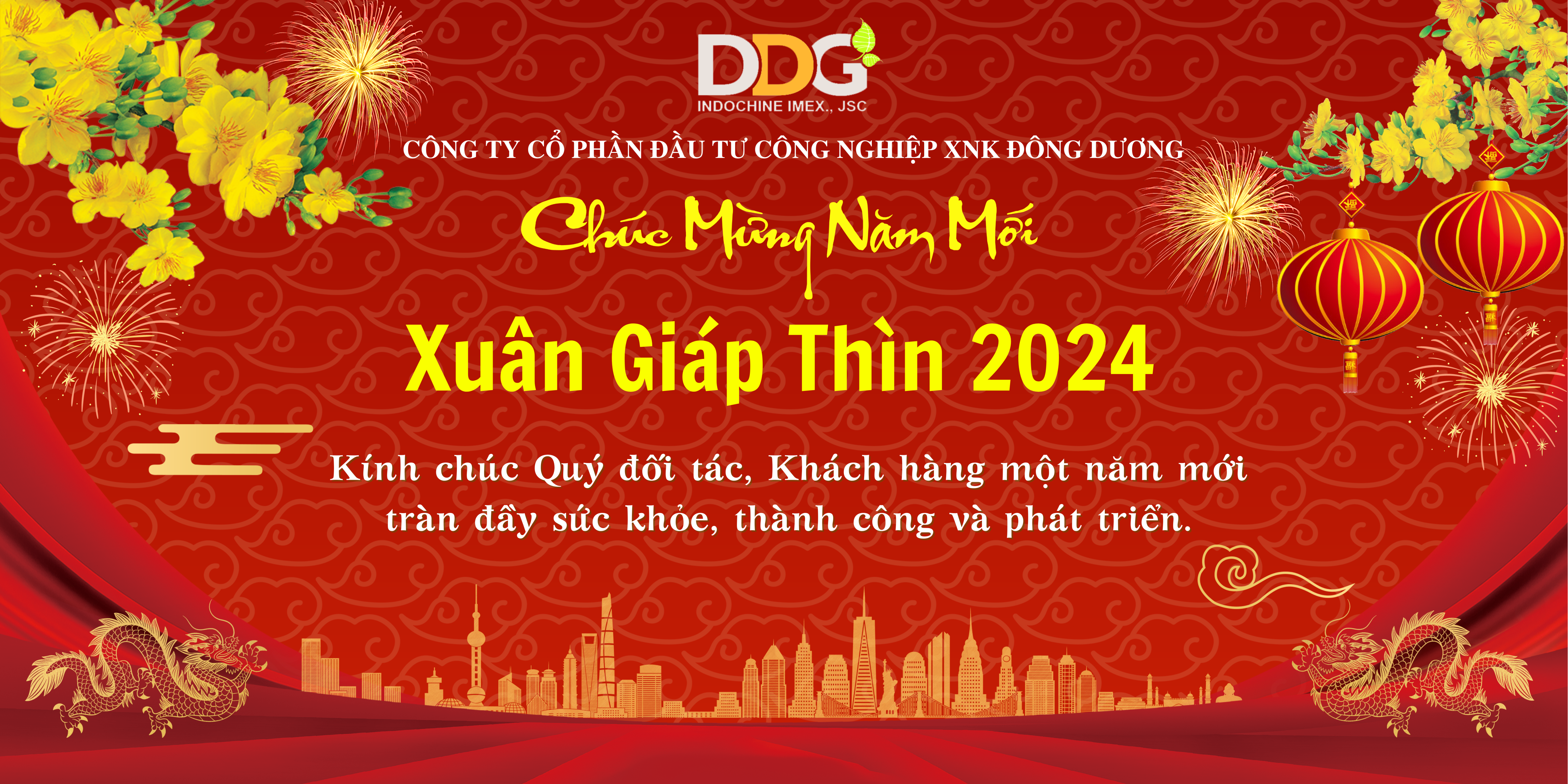 CHÚC MỪNG NĂM MỚI XUÂN GIÁP THÌN 2024