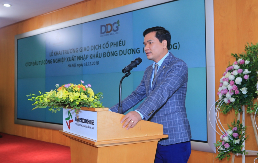 DDG chính thức niêm yết cổ phiếu trên sàn HNX